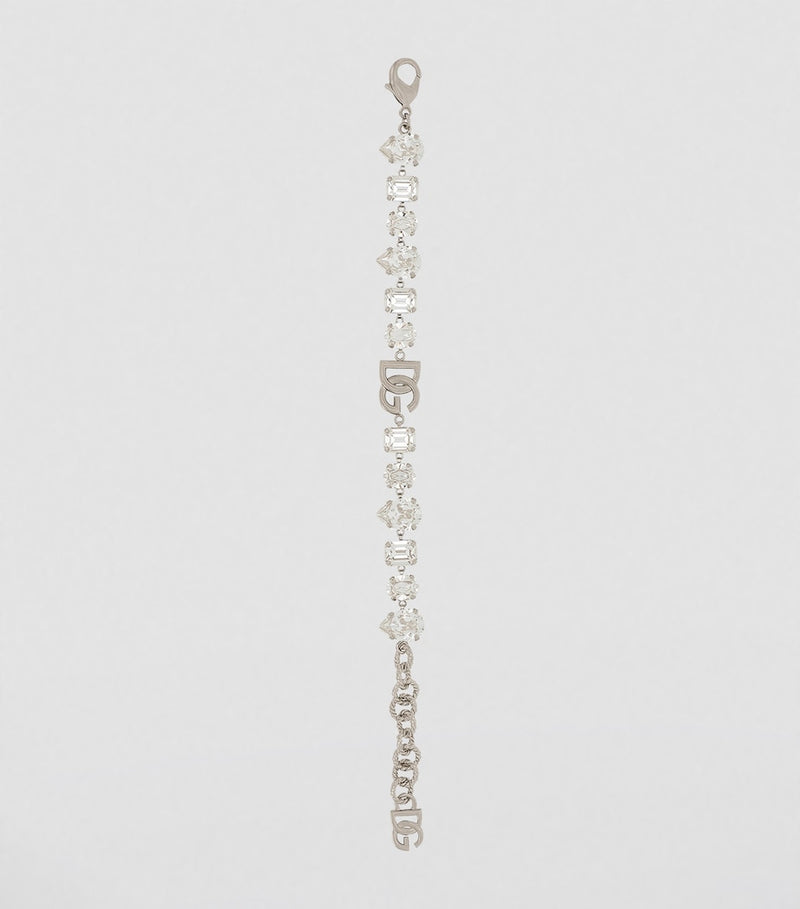 Dolce&Gabbana rhinestone DG logo bracelet, imported from the UK