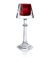 Harrods Baccarat Harcourt My Fire Red Crystal Candlestick Holder- Buy online at McGrocer
