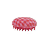 The Vintage Cosmetics Company Pink Gingham Detangling Hair Brush Travel Size (British brand)