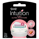 Lames de rechange ultra-hydratantes Wilkinson Sword Intuition 2 en 1 (lot de 3)