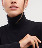 Bvlgari Serpenti Viper hoop earrings in white gold with diamonds, UK version