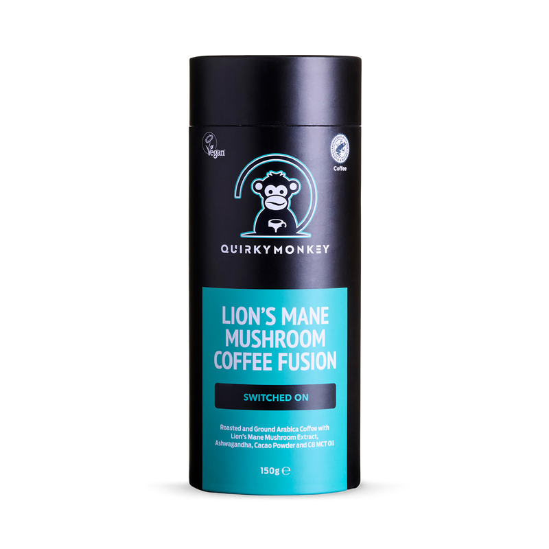 Quirky Monkey Lion's Mane mushroom coffee 150g - British product