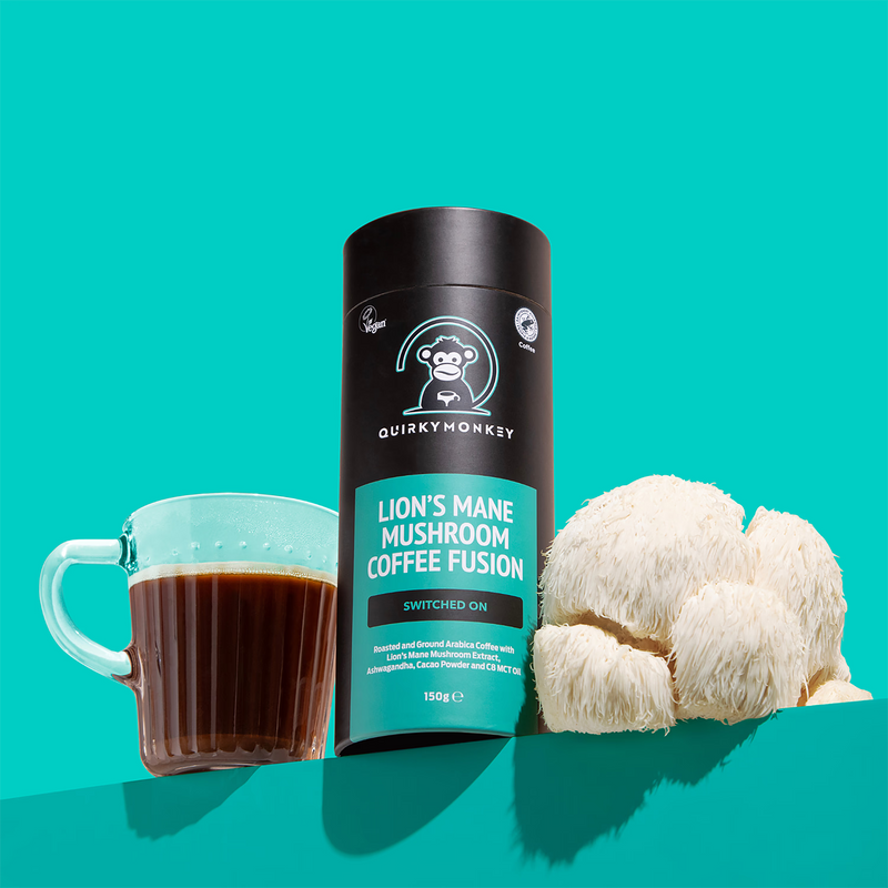 Quirky Monkey Lion's Mane mushroom coffee 150g - British product