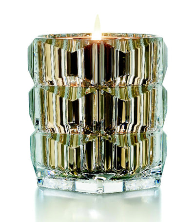 Harrods Geometric Crystal Votive Scented Candle Set with Blood Orange and Saffron Notes, 45 Hour Burn Time- Buy online at McGrocer
