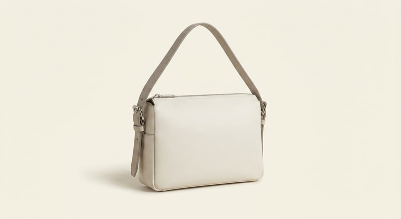 McQueen Manta leather shoulder bag - British product