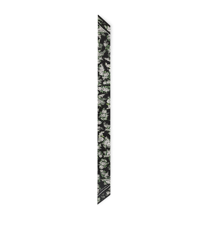 Dolce&Gabbana silk floral skinny scarf, imported from the UK