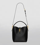 Saint Laurent Le 37 bucket bag in smooth leather - British product