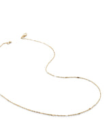 Harrods Monica Vinader Yellow Gold Shimmer Chain Necklace- Buy online at McGrocer