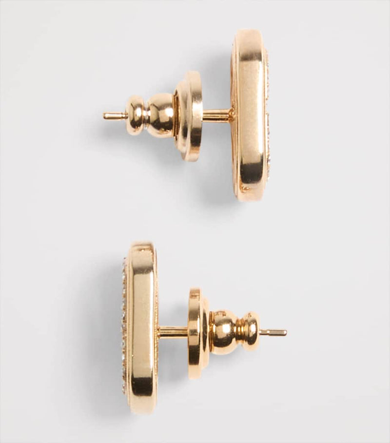 Valentino Garavani Vlogo Ovalette crystal earrings - British product