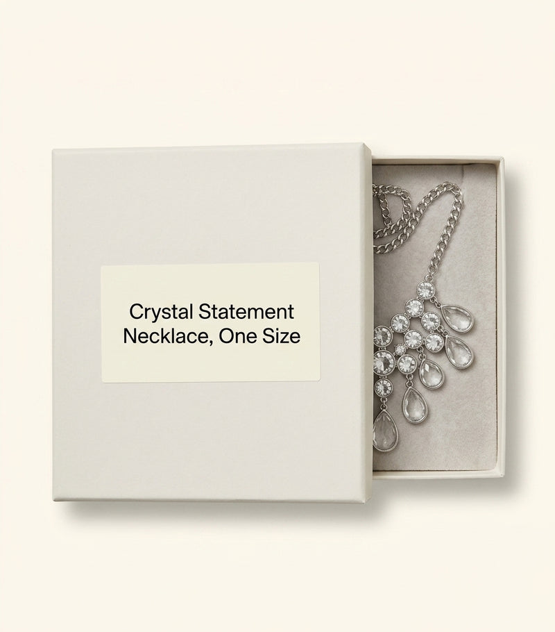 McQueen embellished chandelier necklace, UK version