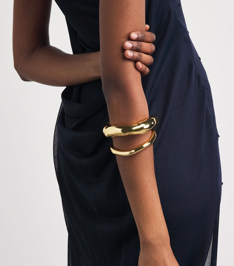 Alexis Bittar large Molten bangle, imported from the UK