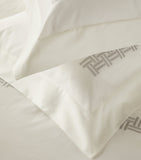 Frette basketweave embroidered super king flat sheet set 270cm x 230cm - British product