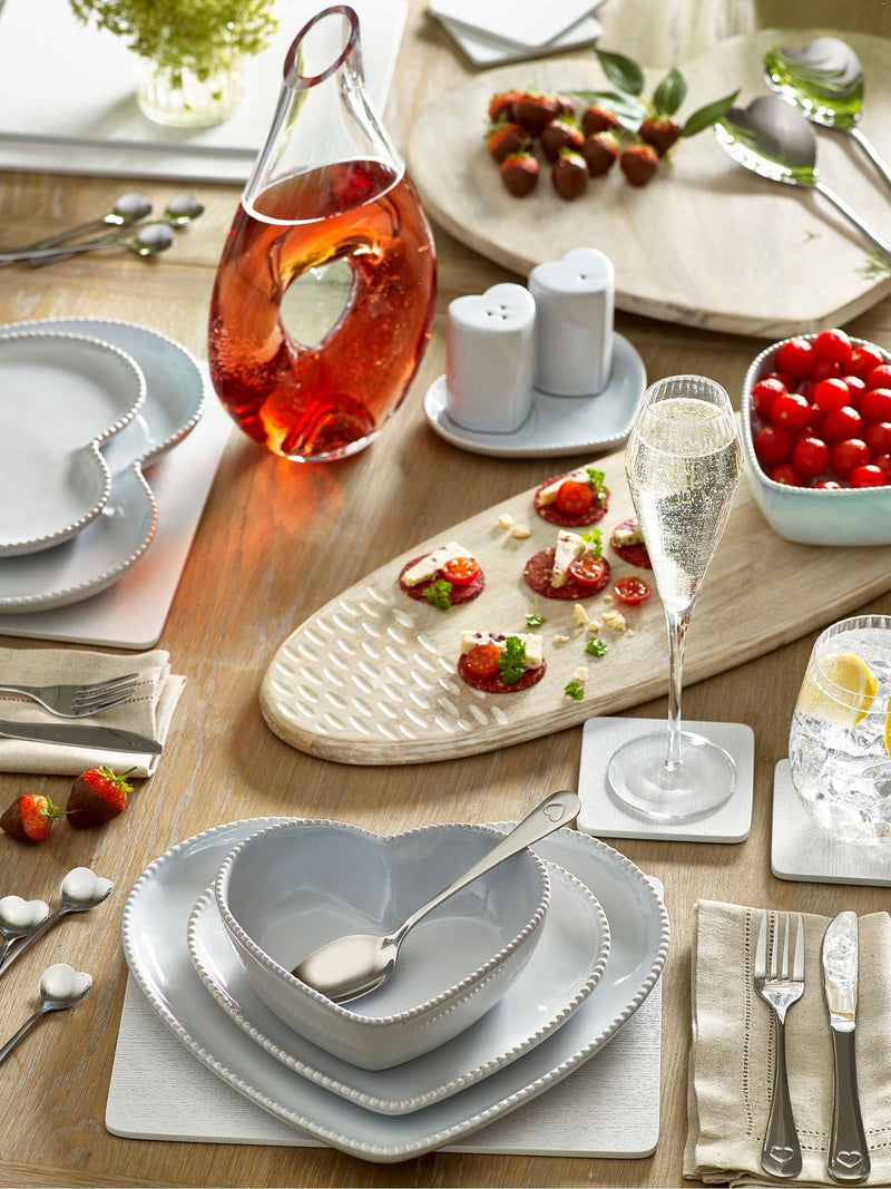 Heart stainless steel cutlery set 16pc (British brand)