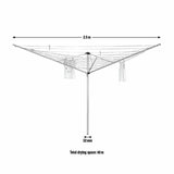 Argos Home rotary washing line 3 arm 30m, imported from the UK