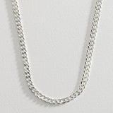 Revere men's sterling silver curb chain 20 inches (British brand)