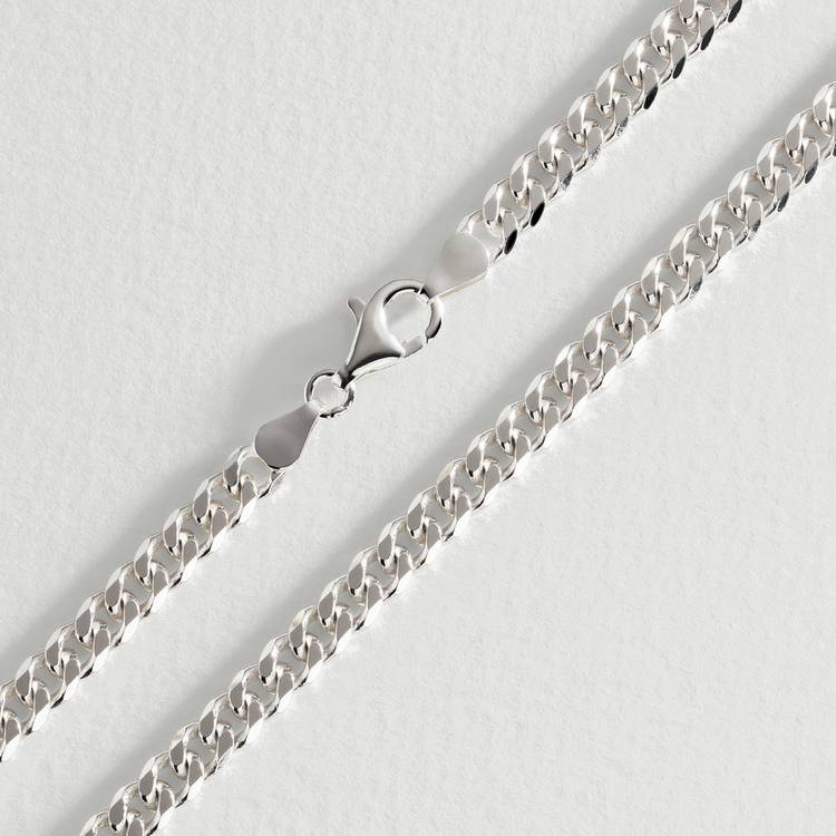 Revere men's sterling silver curb chain 20 inches (British brand)