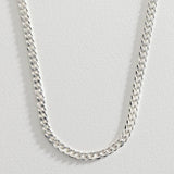 Argos Revere Men's Sterling Silver 20 In Solid Curb Chain Necklace- Buy online at McGrocer