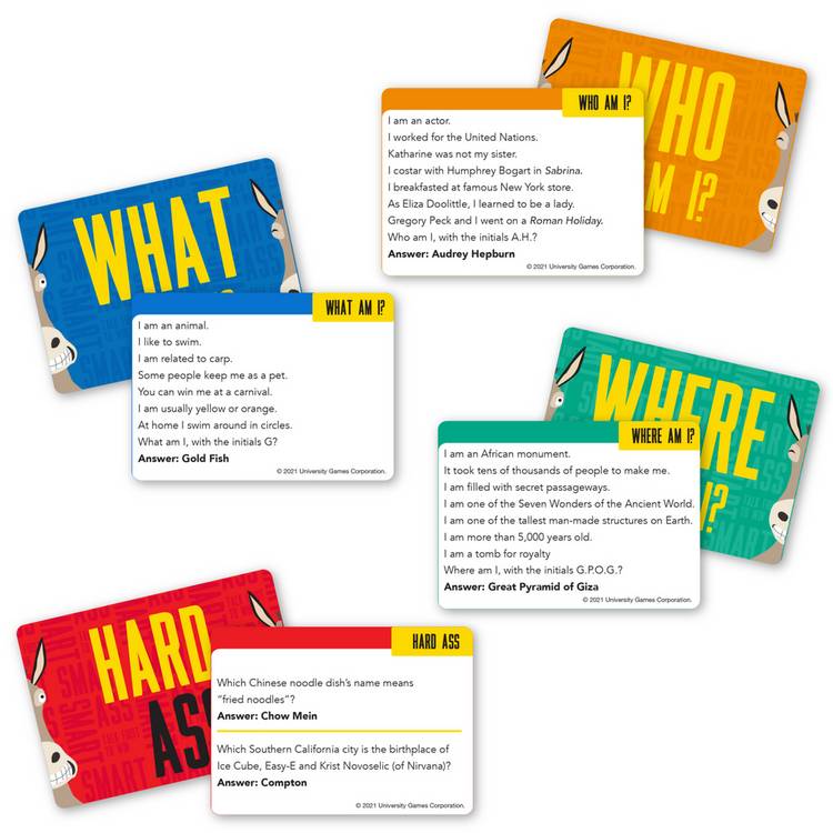 Smart Ass family board game, UK version