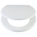 Argos Home white moulded wood toilet seat (British brand)