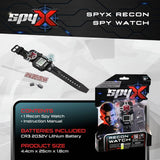 Spy X Recon kids black 8 in 1 watch (British brand)