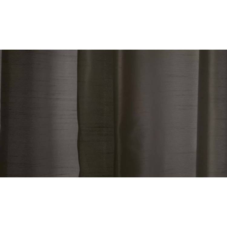 Habitat faux silk eyelet curtains dove grey 117x137cm, UK version