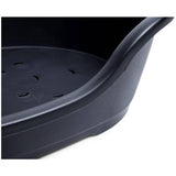 Petface black plastic dog bed small - British product