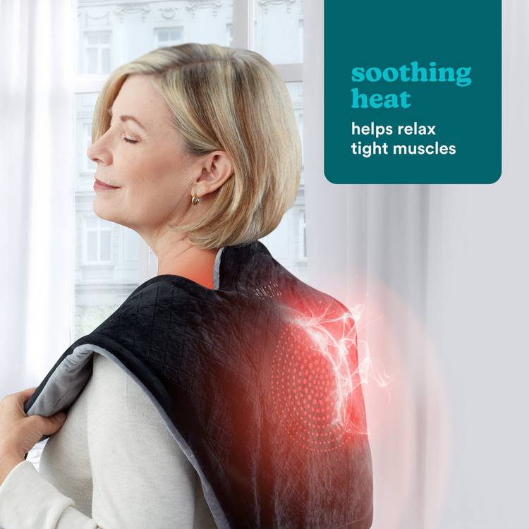 HoMedics neck and shoulder massager with heat, imported from the UK