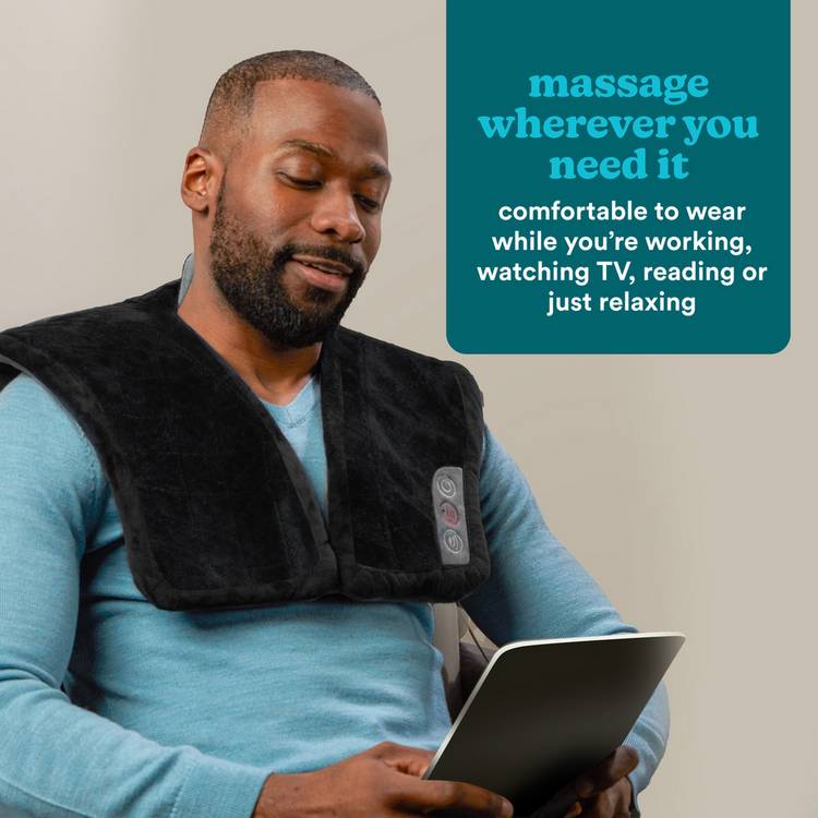 HoMedics neck and shoulder massager with heat, imported from the UK