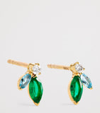 Emily P. Wheeler earrings diamonds emeralds topaz gold, imported from UK