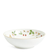 Harrods Wedgwood Wild Strawberry Bone China Cereal Bowl 18cm- Buy online at McGrocer