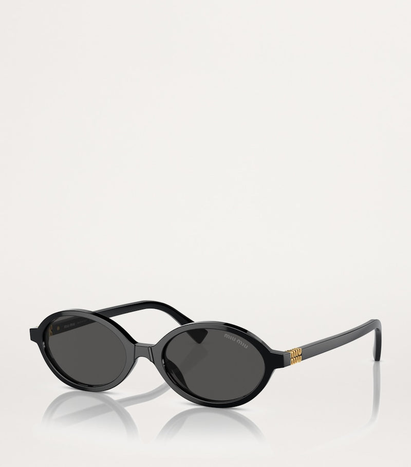 Miu Miu acetate oval sunglasses, UK version