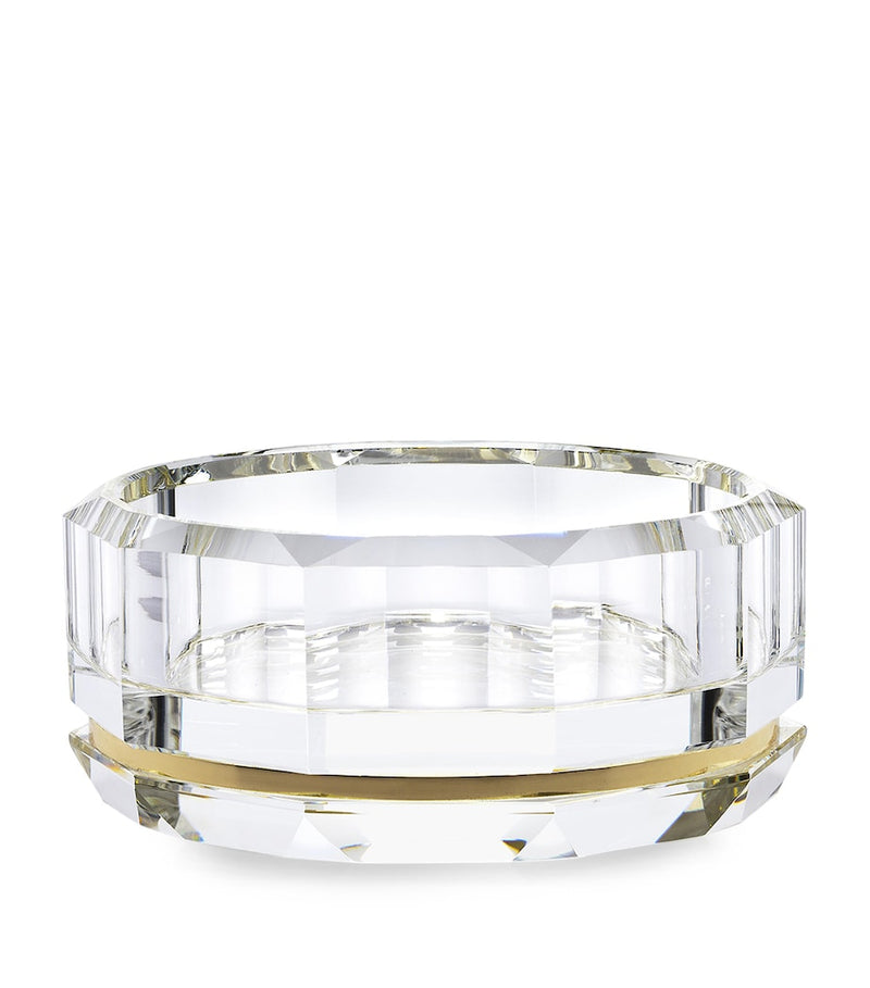 Ralph Lauren Home crystal Leigh centrepiece bowl 23cm, imported from the UK