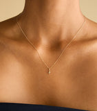Astrid & Miyu star necklace yellow gold white topaz - British product