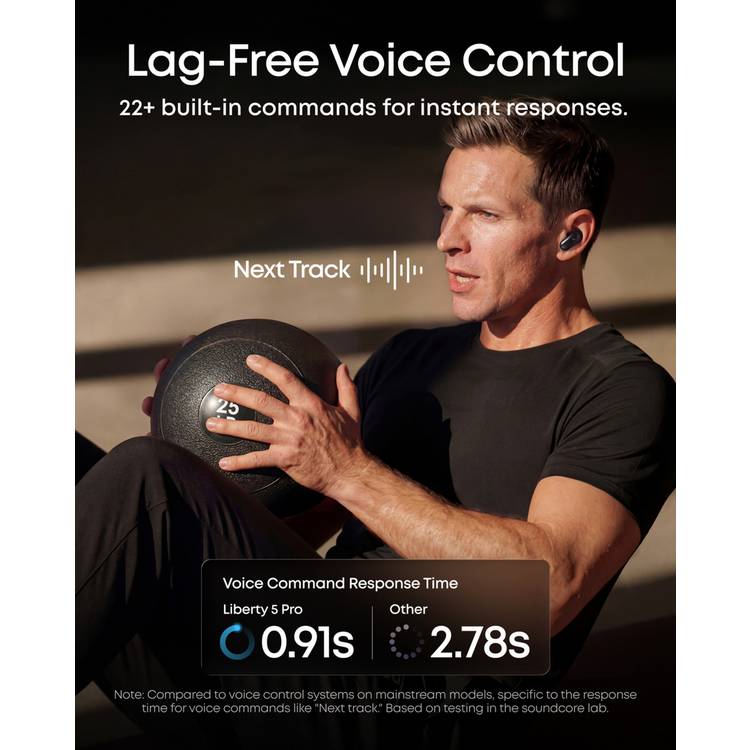 soundcore Liberty 5 Pro wireless earbuds Black (British brand)