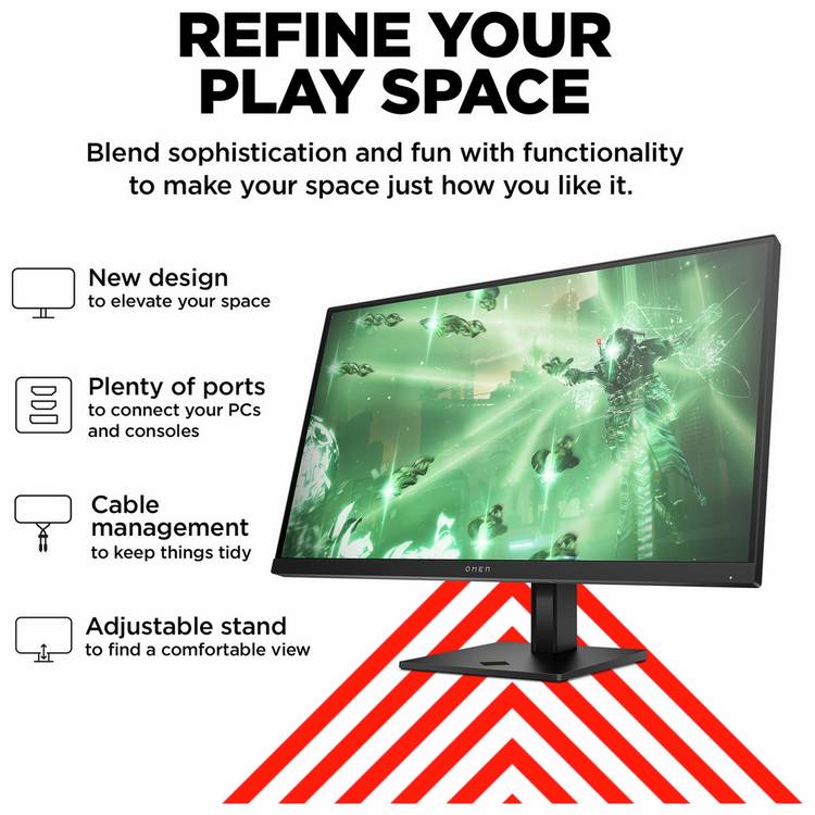 HP Omen 27Q 27-inch gaming monitor, imported from the UK