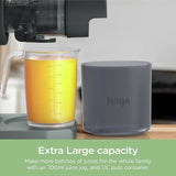 Ninja 3 in 1 Cold Press NeverClog Juicer (British brand)