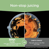Ninja 3 in 1 Cold Press NeverClog Juicer (British brand)