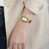 Sekonda ladies watch Colette white dial gold bracelet 22mm (British brand)