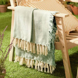 Argos Wylder Wisley Herringbone Throw Leaf Green 130x180cm- Buy online at McGrocer