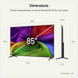 LG Smart 4K UHD Nano TV 85 inch, imported from the UK