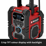 Einhell TE-CR 18 Li DAB+ cordless radio (British brand)