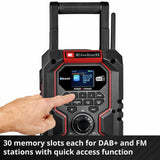 Einhell TE-CR 18 Li DAB+ cordless radio (British brand)