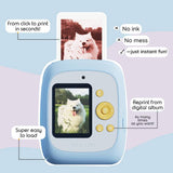 Kiimento kids instant print camera blue, imported from the UK