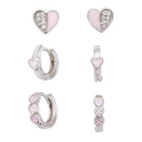 Revere kids hoop and stud earrings set 11mm - British product