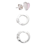 Revere kids hoop and stud earrings set 11mm - British product