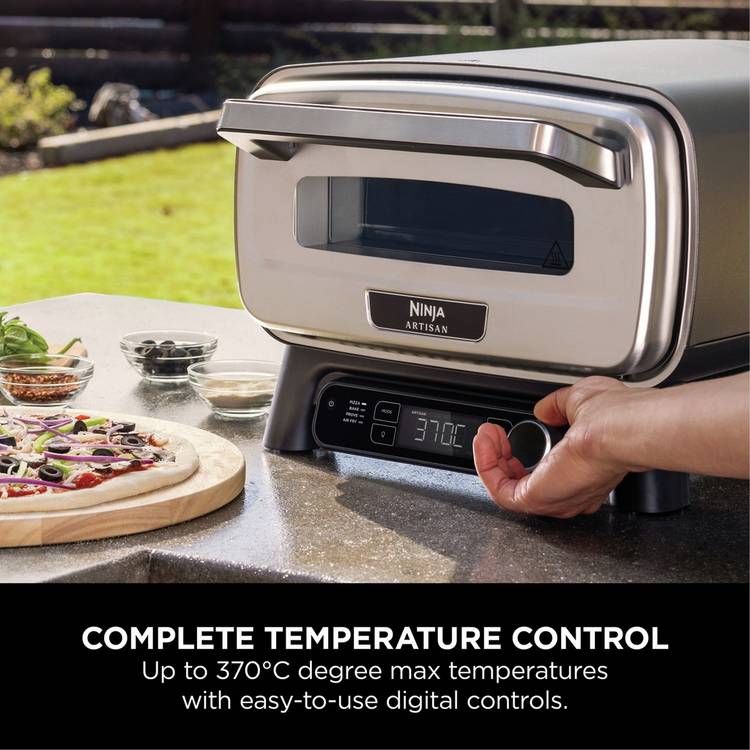 Ninja Artisan Outdoor Pizza Oven in Black (British brand)