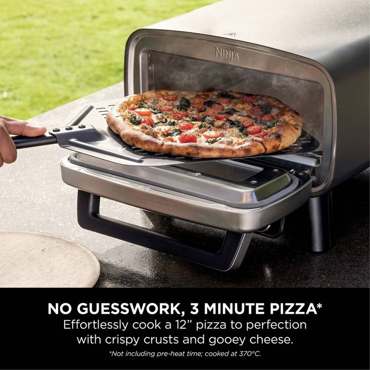 Ninja Artisan Outdoor Pizza Oven in Black (British brand)