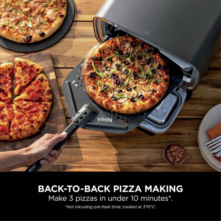 Ninja Artisan Outdoor Pizza Oven in Black (British brand)