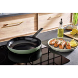 Argos Morphy Richards 28cm Non-Stick Aluminium Frying Pan - Green- Buy online at McGrocer