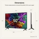 LG QNED85 50-inch Smart MiniLED 4K TV (British brand)